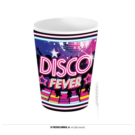 Pack 6 vasos Disco 240 ML 9 CMS.