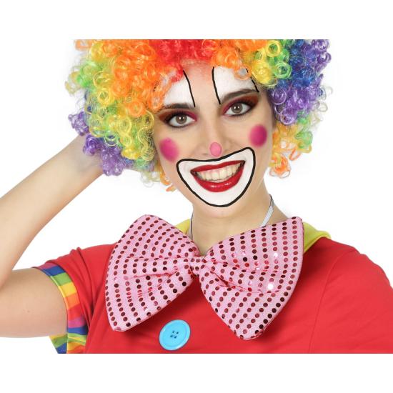 Pajarita con lentejuelas maxi grande colores