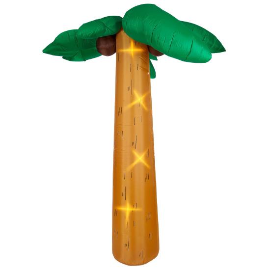 Palmera Hinchable Luminosa de 270 Centímetros con Ventilador