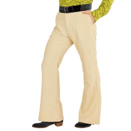 Pantalones de Hombre Años 70 Groovy Beige