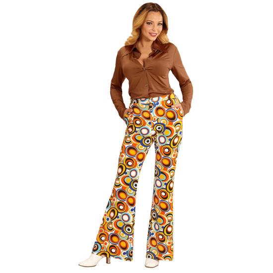 Pantalones de Mujer Años 70 Groovy Bubbles