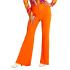 Pantalones de Mujer Años 70 Groovy Naranja