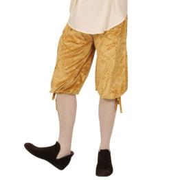 Pantalones de Terciopelo para Disfraces Beige  talla M