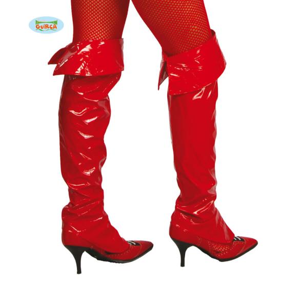 Par de cubre botas rojas