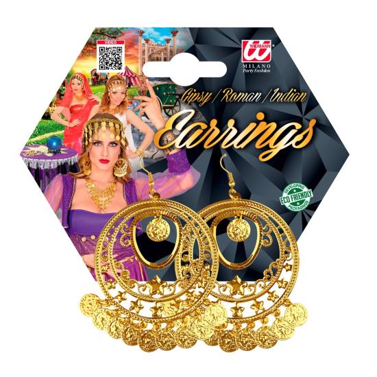 Par de Pendientes Oro con Monedas