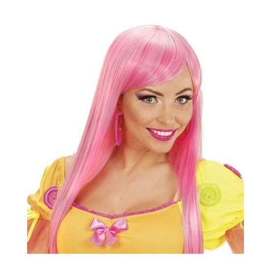 Par de Pendientes rosas Fluorescentes