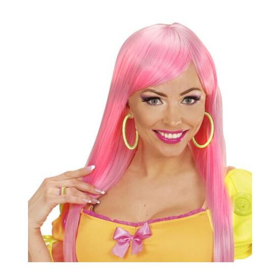 Par de Pendientes Verdes Fluor