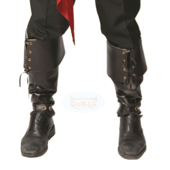 Par de Polainas lujo negras 57 cms