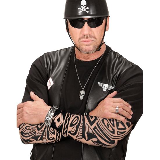 Par mangas efecto tatuaje