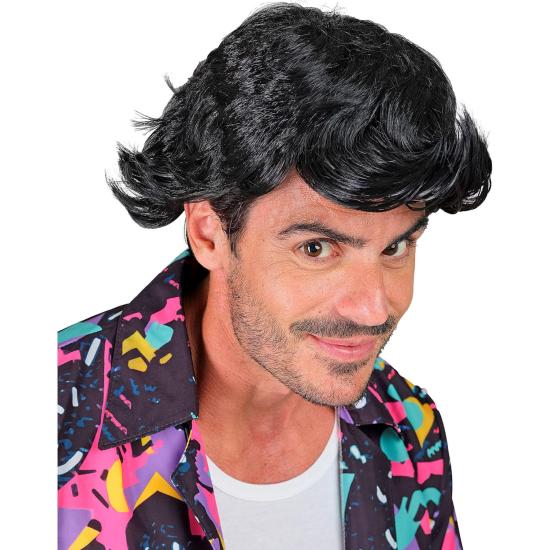 Peluca Ace Ventura para Hombre – Estilo Detective Privado Divertido