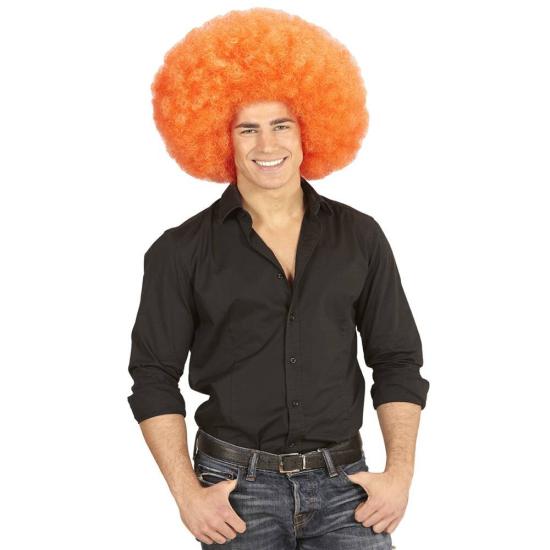 Peluca Afro Sobredimensionada color Naranja