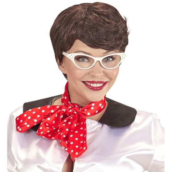 Peluca años 50 con Foulard ..