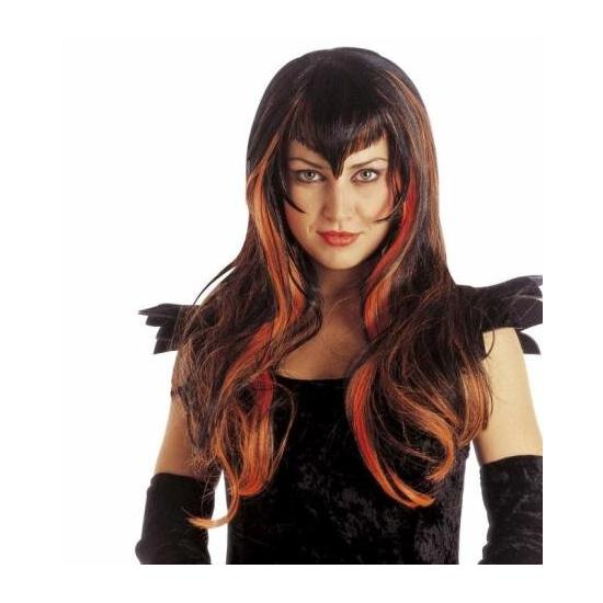 Peluca disfraz Vampira Fashion .