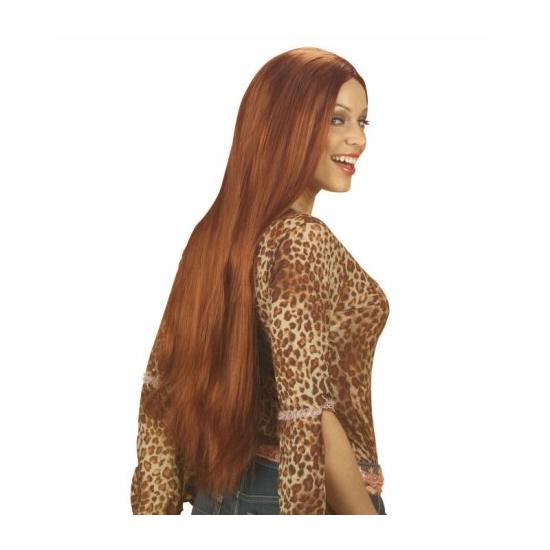 Peluca Extra larga Cobriza