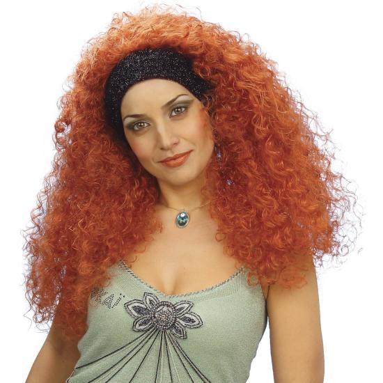 Peluca Ondulada Reina Fiesta