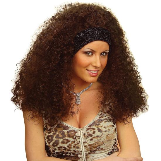 Peluca Ondulada Reina Fiesta