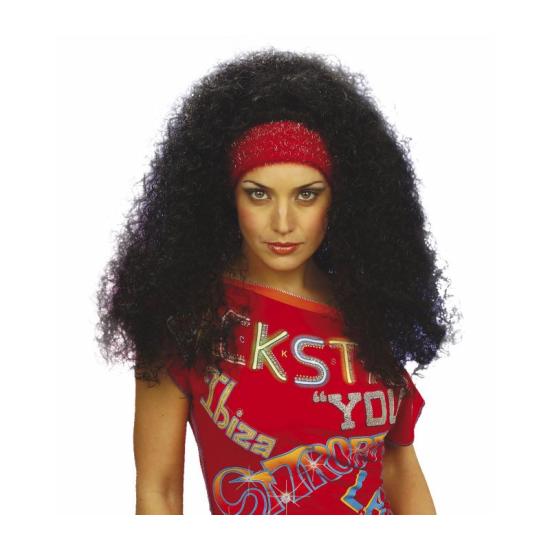 Peluca Ondulada Reina Fiesta