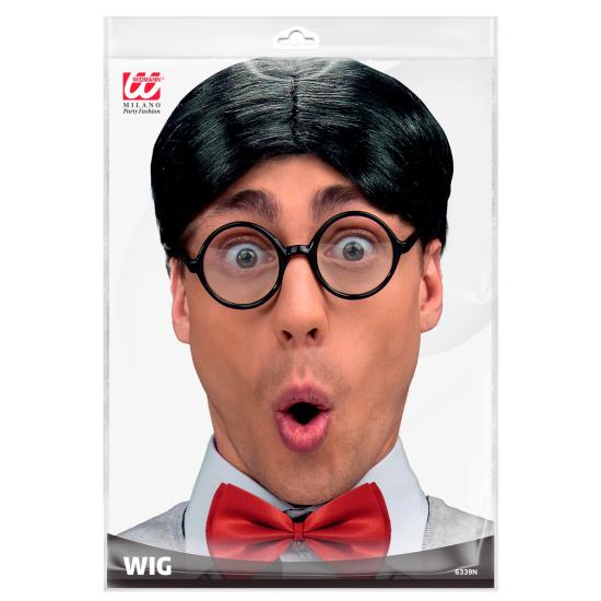 Peluca de Empollón para Adulto