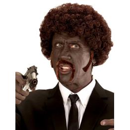 Peluca Pulp Fiction Afro Bigotes y Patillas ..