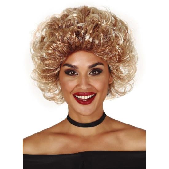 Peluca Rubia Sandy película Grease Económica