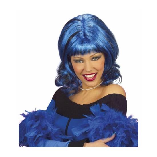 Peluca Sharona color azul