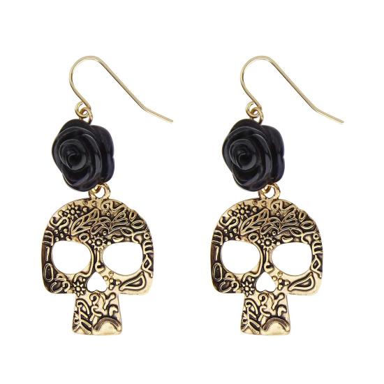 Pendientes de Calavera Catrina
