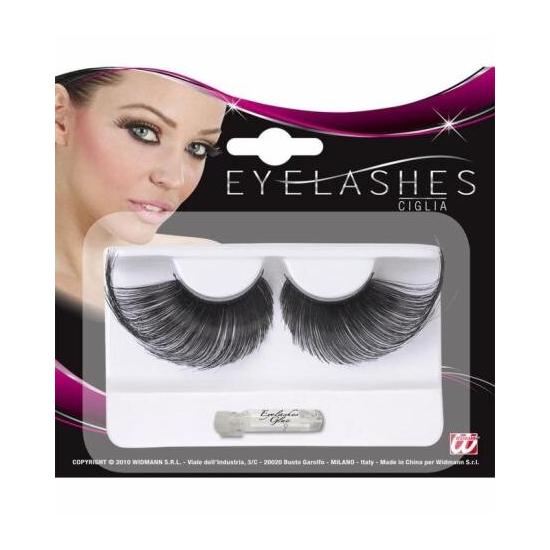 Pestañas maxi largas color negras.