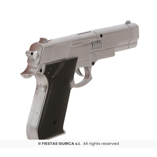 Pistola Disfraz Gris de 22 cms