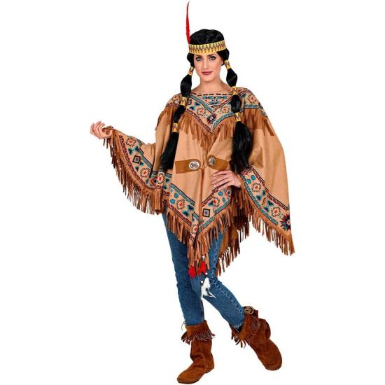 Poncho Indio con Flecos