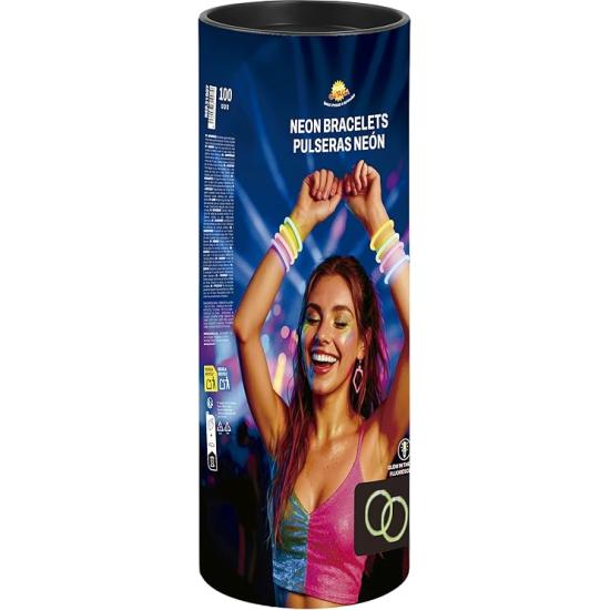Pulseras de Luz Neón (50 pcs)
