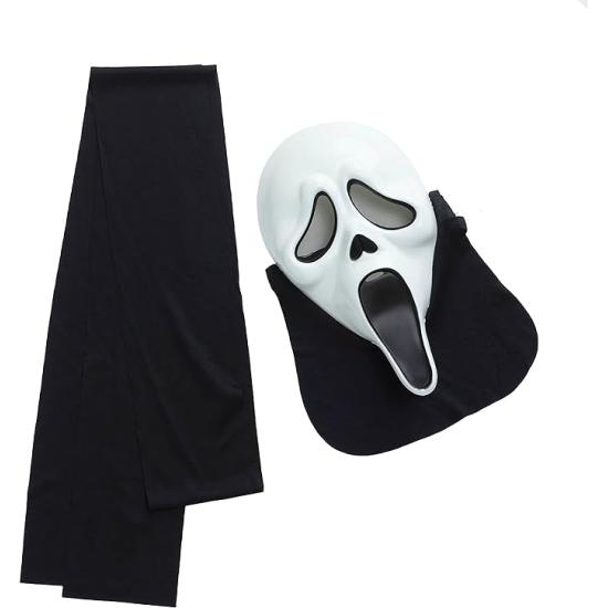 Scream - Disfraz de fantasma hombre, talla única  Oficial