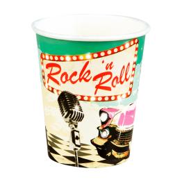 Set 6 Vasos Rock 'n Roll Grease