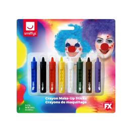 Set Pinturas de maquillaje, retráctil, 8 en un paquete