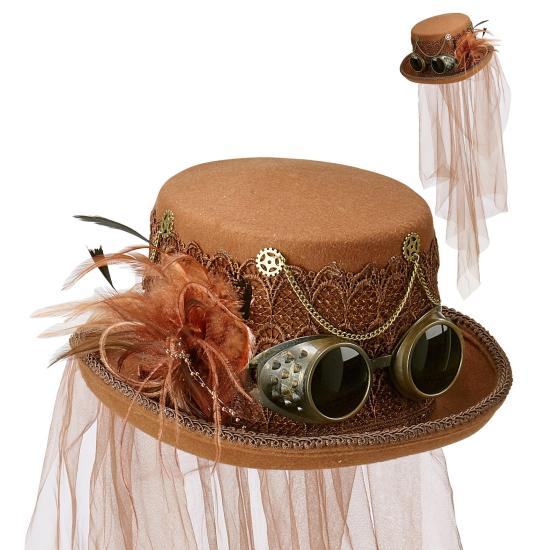 Sombrero Lujo Steampunk fieltro