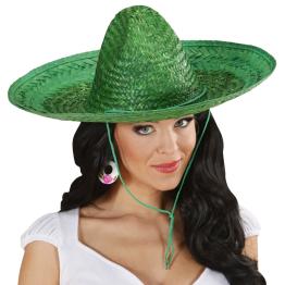 Sombrero Mexicano Verde de 48 cm