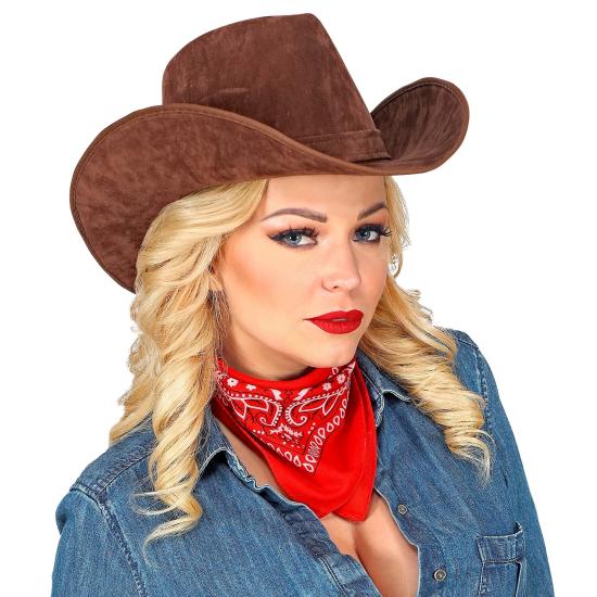 Sombrero Vaquero Marrón Agamuzado