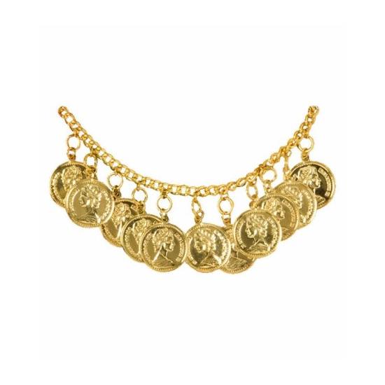 Tobillera con monedas doradas Zingara