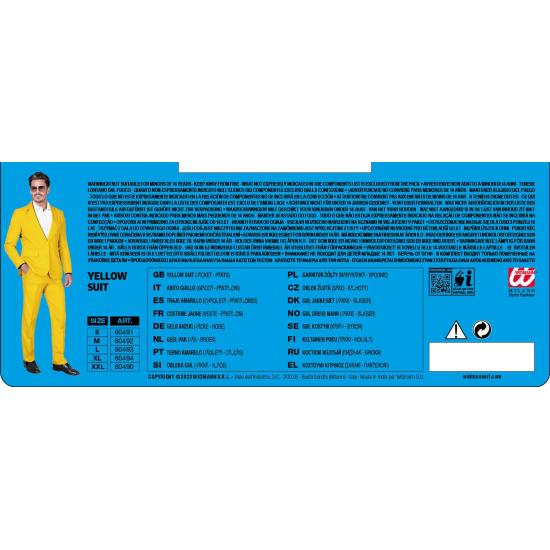 Traje de Color para Hombre, Chaqueta y pantalón, Showman, Disco Fever, Fiesta temática Casino