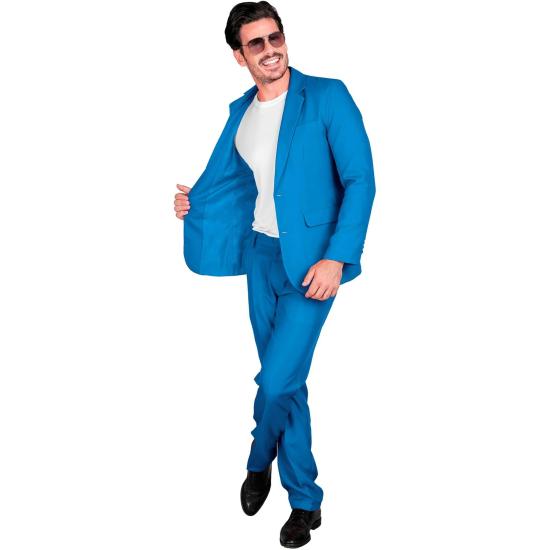 Traje de Color para Hombre, Chaqueta y pantalón, Showman, Disco Fever, Fiesta temática Casino