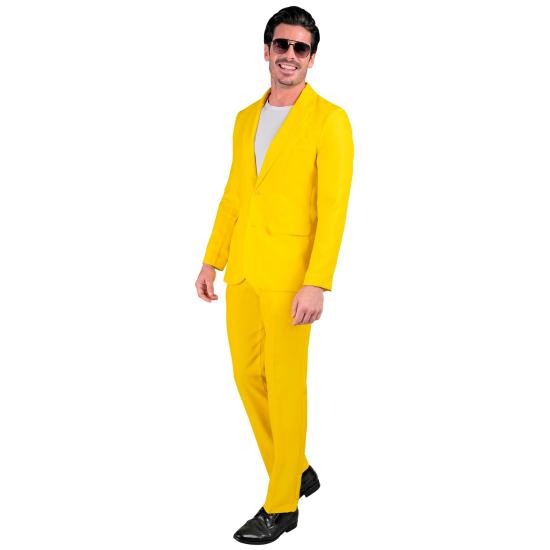 Traje de Color para Hombre, Chaqueta y pantalón, Showman, Disco Fever, Fiesta temática Casino