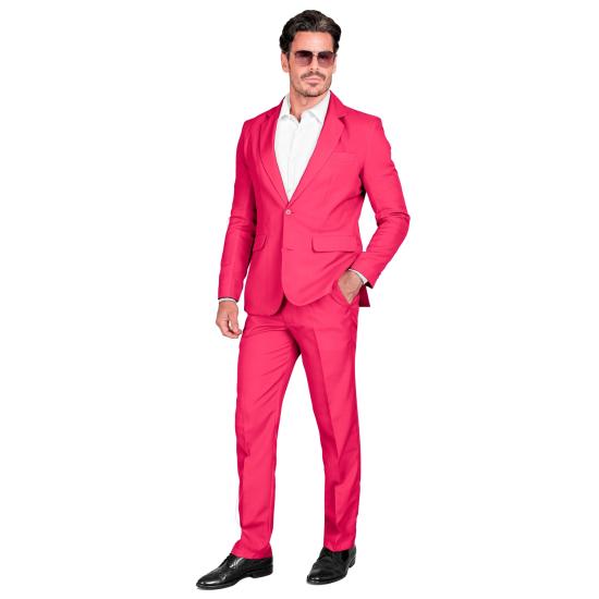 Traje de Color para Hombre, Chaqueta y pantalón, Showman, Disco Fever, Fiesta temática Casino