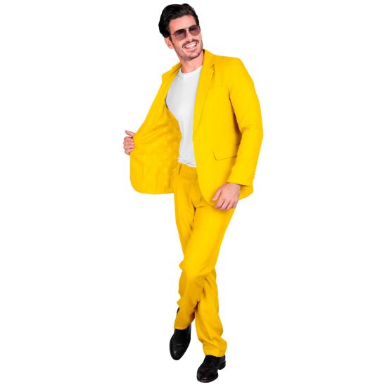 Traje de Color para Hombre, Chaqueta y pantalón, Showman, Disco Fever, Fiesta temática Casino