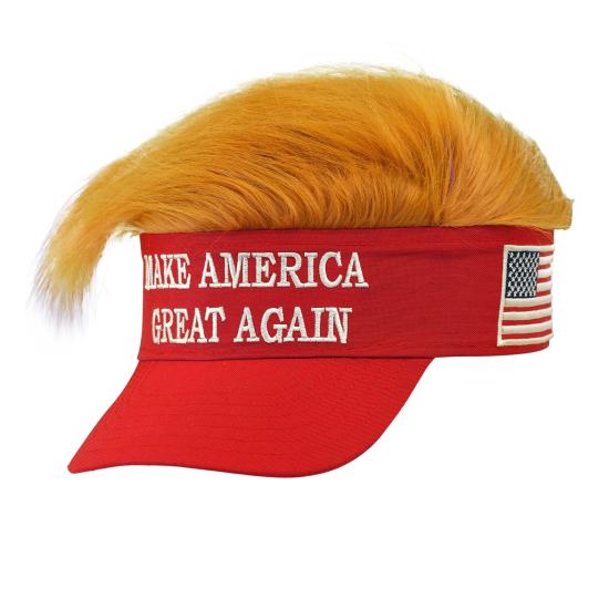 Visera con Pelo de Peluche "Make America Great Again  Donald Trump