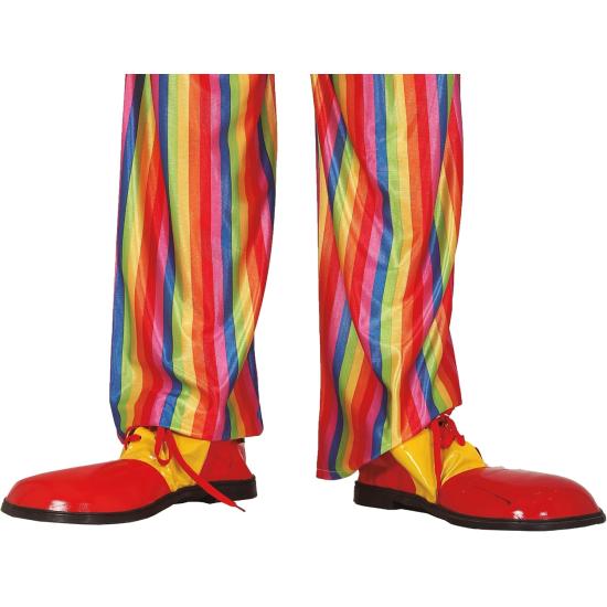Zapatos de Payaso Rojos y Amarillos Extra